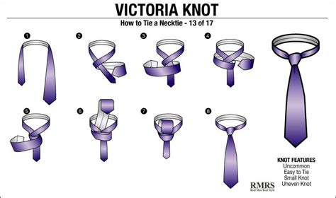 How To Tie The Victoria Knot | Medium Size Necktie Knots of 2024 | Different tie knots, Tie ...