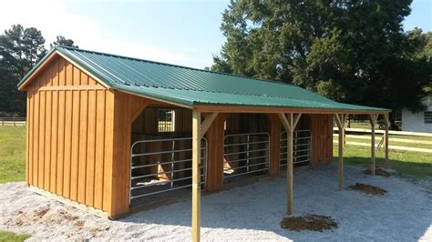 Horse Run Ins and Sheds | Portable Horse Barn Manufacturer Hilltop ...