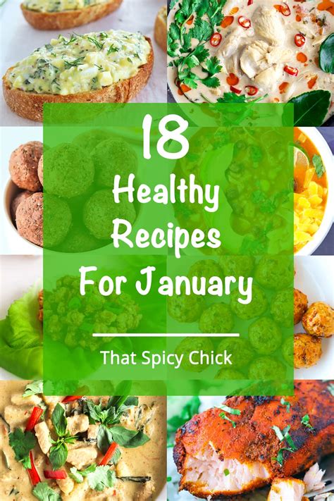 18 Healthy Recipes for January - That Spicy Chick