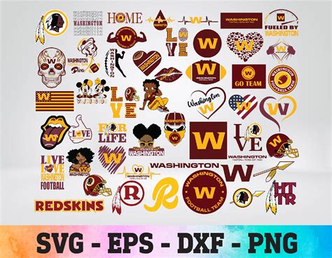 Washington Commanders logo, bundle logo, NFL teams, Footbal - Inspire ...