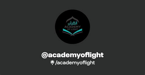 academyoflight | Twitter, Instagram, Facebook | Linktree