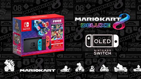 New Mario Kart 8 Deluxe Nintendo Switch OLED Bundle to Release Next ...