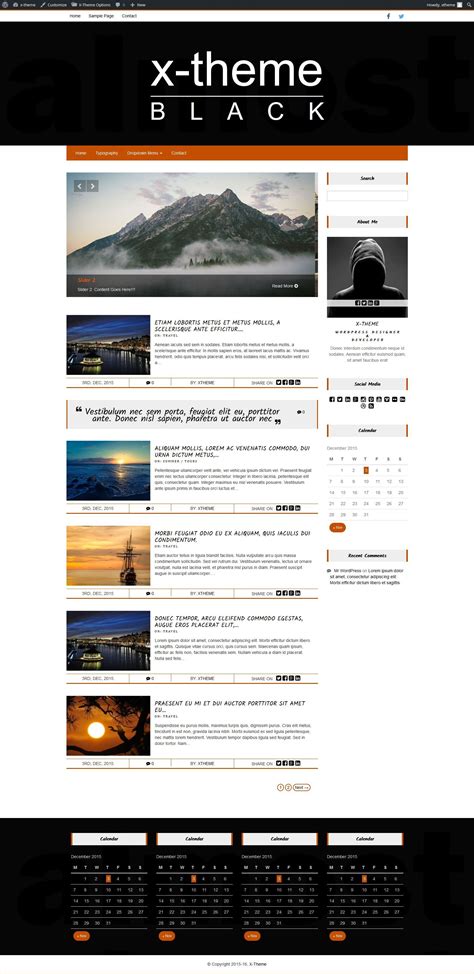 X-Theme - Responsive Wordpress Blog Theme by Aloknadem | Codester