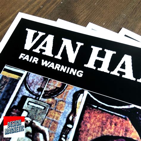 Van Halen Band Fair Warning Album Poster | Etsy