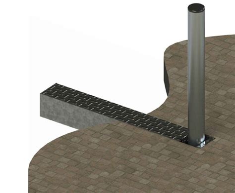 ASF 650 folding steel/stainless steel bollard | Architectural Street Furnishings | ESI External ...