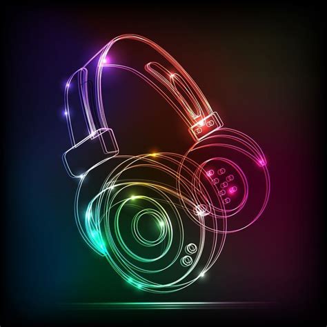 Pin by Malakfargali on Neon signs | Headphones art, Grunge music, Neon