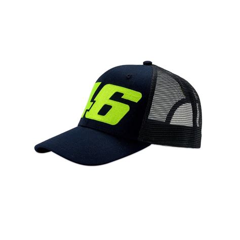 VR46 Valentino Rossi Core 46 Trucker Cap Blue 2021 ADULT - Motorsport Merchandise from Le Mans 88 UK