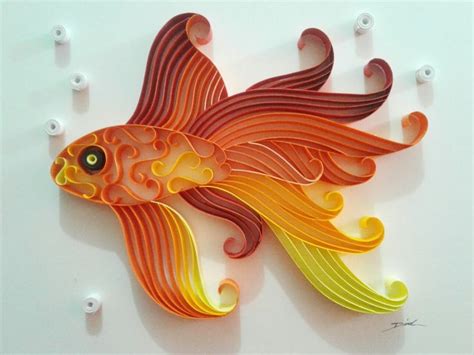 #pez #filigrana #quilling #fish #papercraft #danart | Quilling craft, Paper quilling flowers ...