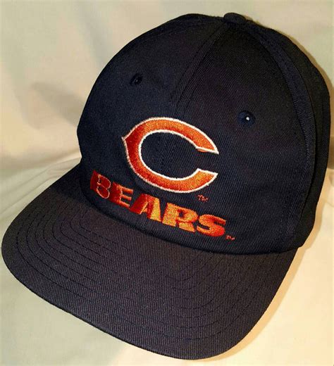 Chicago Bears Hat | Etsy | Bear hat, Snapback hats, Hats