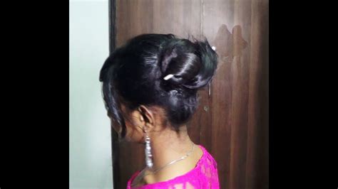 2 Minutes Chopstick Hairstyle | Updo - YouTube