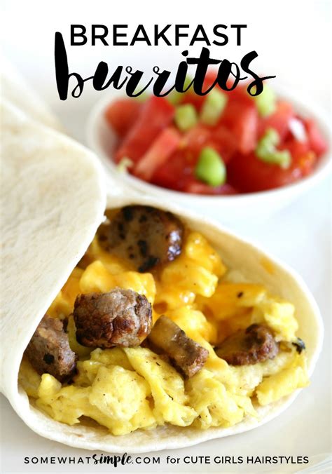 Breakfast Burrito Bar - Cute Girls Hairstyles