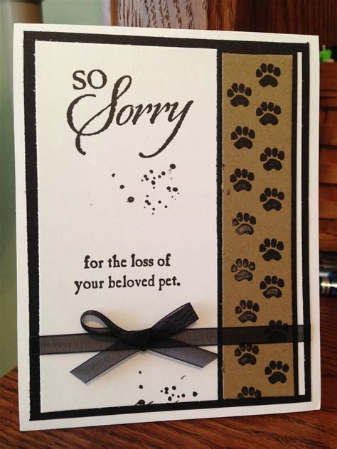 Pet Sympathy Cards - Handmade and Heartfelt