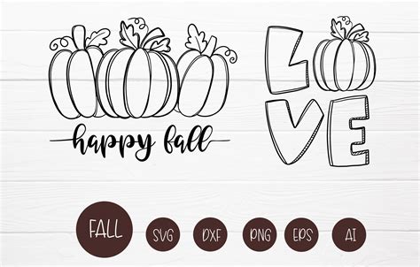 Fall with Pumpkin Svg for Cut File Graphic by artdee2554 · Creative Fabrica