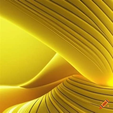 Yellow 3d wallpaper in high definition on Craiyon