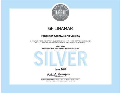 GF Linamar Awarded LEED Silver - Henderson County Partnership for Economic Development