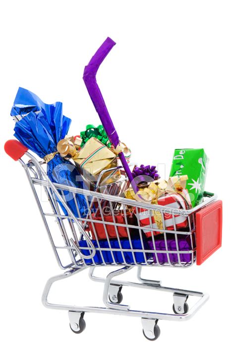 Christmas Shopping Cart Stock Photo | Royalty-Free | FreeImages