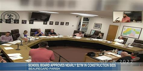 Beauregard Parish School Board approves nearly $27M in construction bids