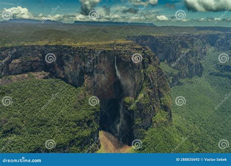 Angel Falls is a Waterfall in Canaima National Park Stock Photo - Image ...