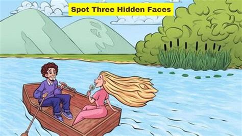 Spot 3 Hidden Faces In This Difficult Optical Illusion! Only 10 Seconds ...