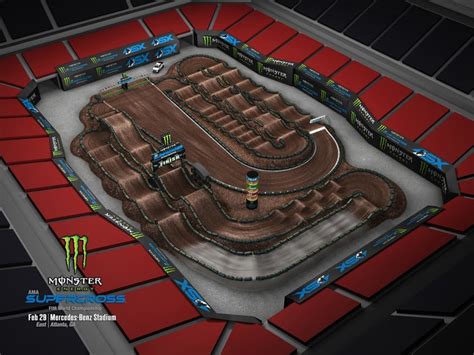 2020 Monster Energy Supercross Series Tracks – Motocross Performance ...