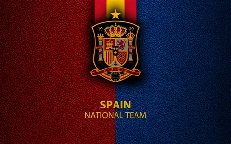 Logo, 4K, Emblem, Soccer, Spain, Spain National Football Team HD Wallpaper