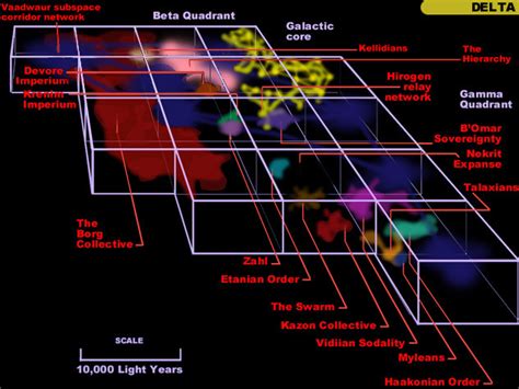 Map Of Delta Quadrant Voyager - Map Of New Mexico