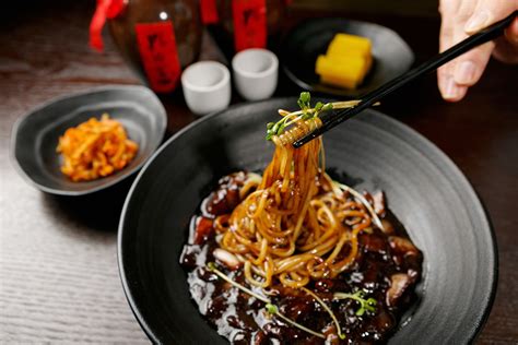 Korean Noodles in Black Bean Sauce (Jajangmyeon) | Asian Inspirations