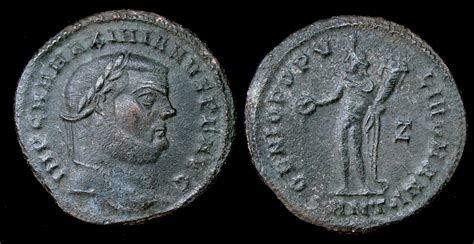 Maximian Hercules, Follis, Genio, Antioch mint, Noble Roman Coins