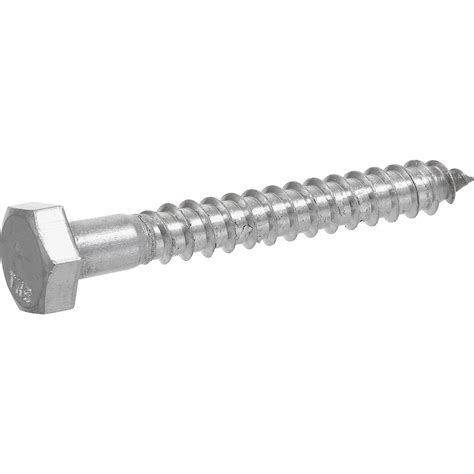 Hillman 832090 1/2 x 6-Inch Stainless Steel Hex Lag Screws, 25-Pack - Walmart.com - Walmart.com