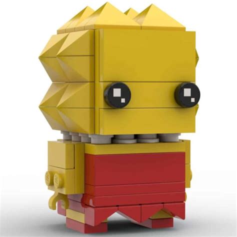 Lisa Simpson | Custom Models made from LEGO® Bricks / MOCs