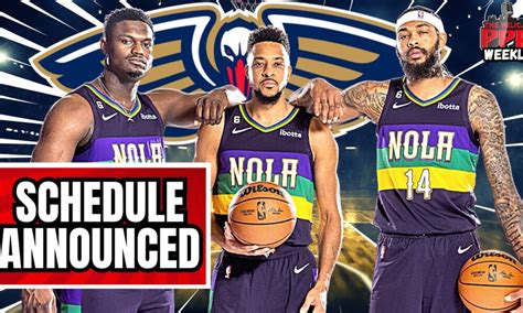 Game On: New Orleans Pelicans Announce 2023-24 Regular Season Schedule ...