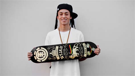 Nyjah Huston reunites with Element skateboards. His teammates comment on the addition