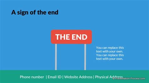 presentation slide ending