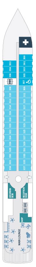 L'Austral, Le Boréal, Le Soléal Deck Plans | CruiseInd