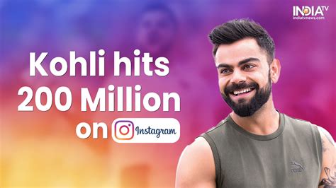 Virat Kohli: only Indian and cricket superstar to hit 200 Million on Instagram – India TV