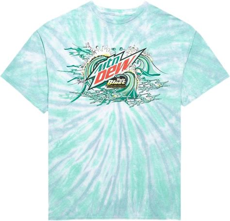 Mountain Dew Baja Blast Tie-Dye T-Shirt Multi | Amazon.com