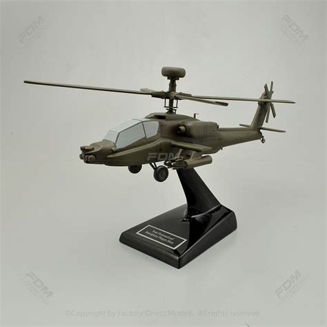 Boeing AH-64D Apache Longbow Scale Model Helicopter