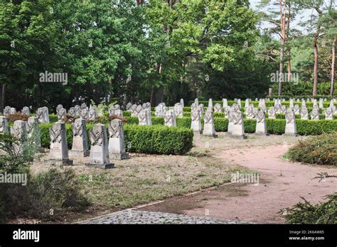 21 August 2022, Dresden, Germany. The Soviet Garrison Cemetery. II ...