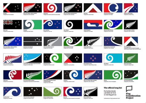 New Zealand picks 40 best from 10,000 designs - Silver Fern Flag