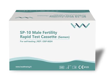 H&W SP-10 Male Fertility Rapid Test Cassette (Semen) - H&W Biotech