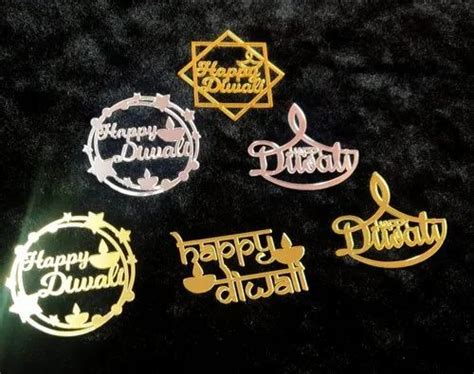 Acrylic Diwali Toppers at Rs 14/piece | Cake Tops in Bengaluru | ID ...