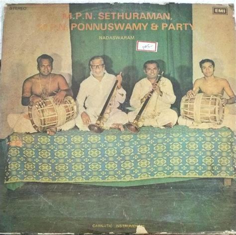 Nadaswaram Instrumental LP Vinyl Record by MPN Sethuraman & MPN ...