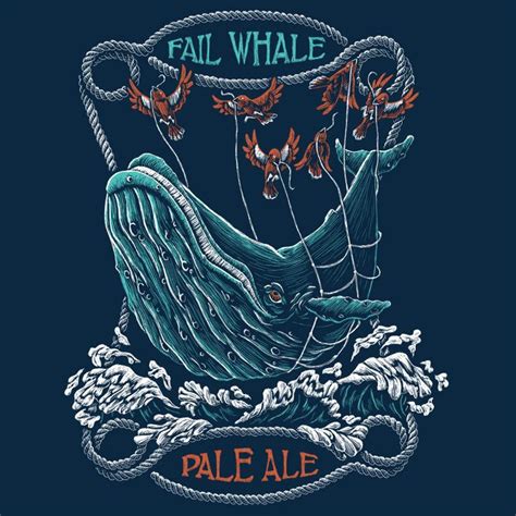 30 Adventurous Twitter Fail Whale Illustrations | Whale illustration ...