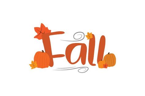 Fall Word Art SVG Cut file by Creative Fabrica Crafts · Creative Fabrica