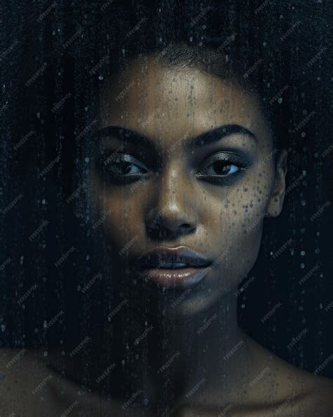 Premium Photo | Black woman art dark stylish