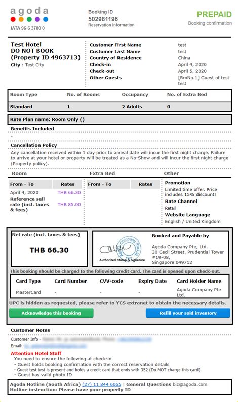 Agoda Bookings Check-in Procedures - Agoda Partner Hub