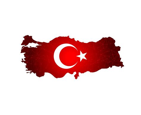 Turkey map with flag. flag map turkey country on digital background. Vector. 562324 Vector Art ...