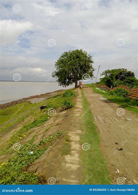 Village River South East India Stock Image - Image of side, village: 85286005