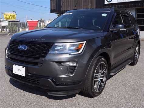 Pre-Owned 2018 Ford Explorer 4WD Sport in Huntington Station #MU2066 | Habberstad MINI