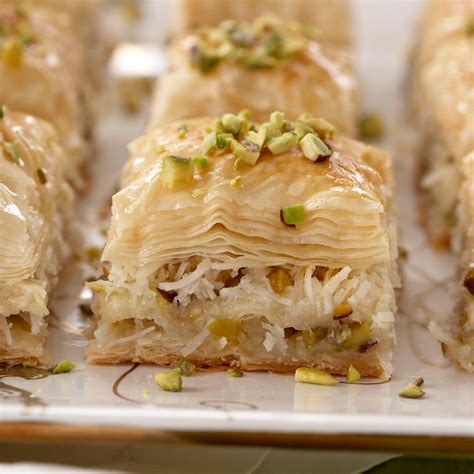 Coconut and Pistachio Baklava recipe | Epicurious.com